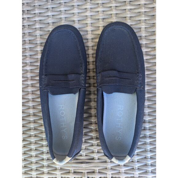 Rothy's Blue Loafers The Driver Size W8.5 - Picture 3 of 9
